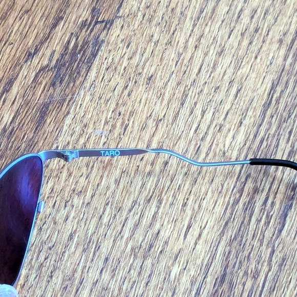 RARE* NIB Vintage Suncloud Taro Sunglasses Matte Silver Rose Lens Made in Italy - Picture 11 of 16